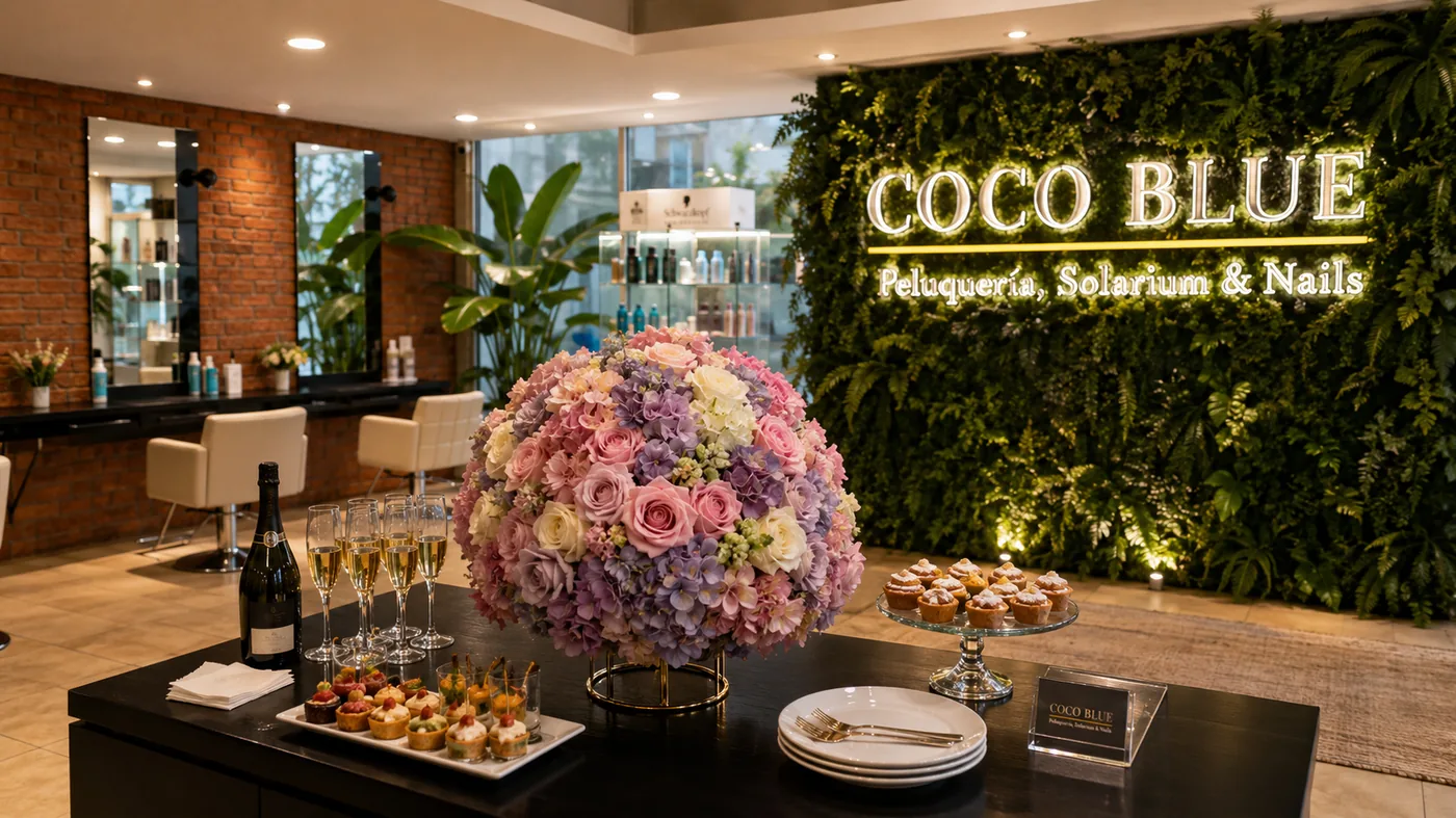 Ambiente exclusivo Cocoblue salón de belleza Huechuraba