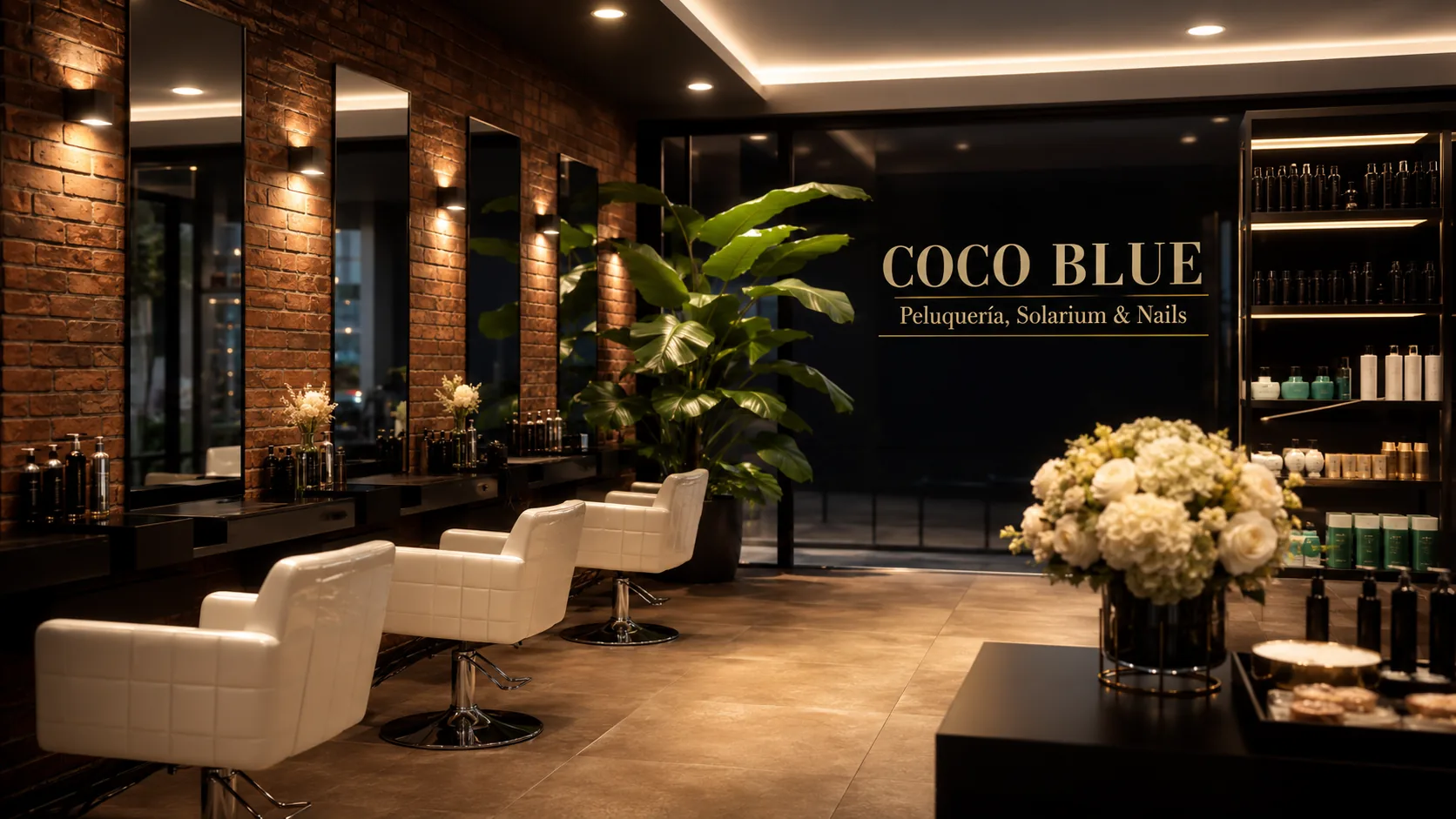Recepción elegante de Cocoblue en Huechuraba